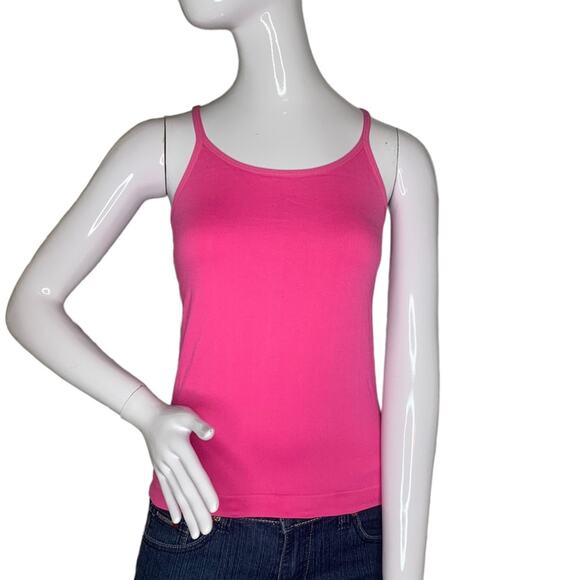 Champion Women Tank Top Size M Hot Pink Racer Back Adjustable Straps - Picture 1 of 10